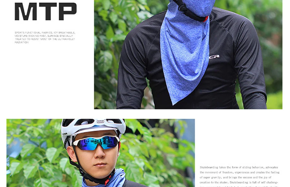 VICTGOAL велосипедная маска крутой шарф Многофункциональный велосипедный шарф для бега охлаждающая маска на половину лица быстрая сухая головная повязка шарфы с защитой от ультрафиолета