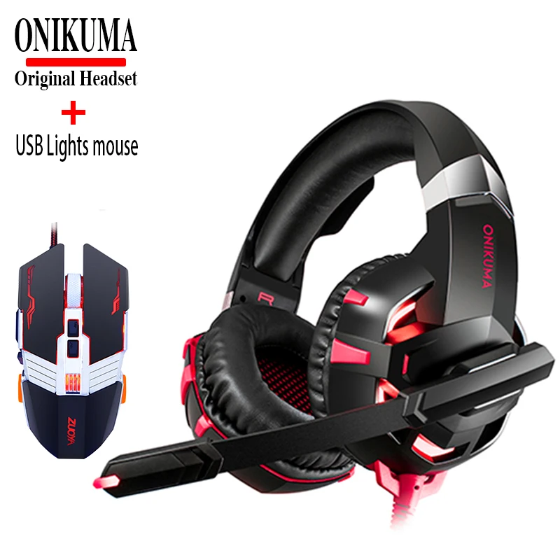 ONIKUMA K2A stereo headphone headset casque Deep Bass Computer Gaming Headset PS4 with Mic LED Light for PC Game Gamer Earphone ONIKUMA K2A stereo headphone headset casque Deep Bass Computer Gaming Headset PS4 with Mic LED Light for PC Game Gamer Earphone