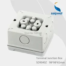 SD9040Z* IP65* поверхностного монтажа Пластик Соединительная коробка для тонкопленочных солнечных элементов(вставляется Тип труб соединение