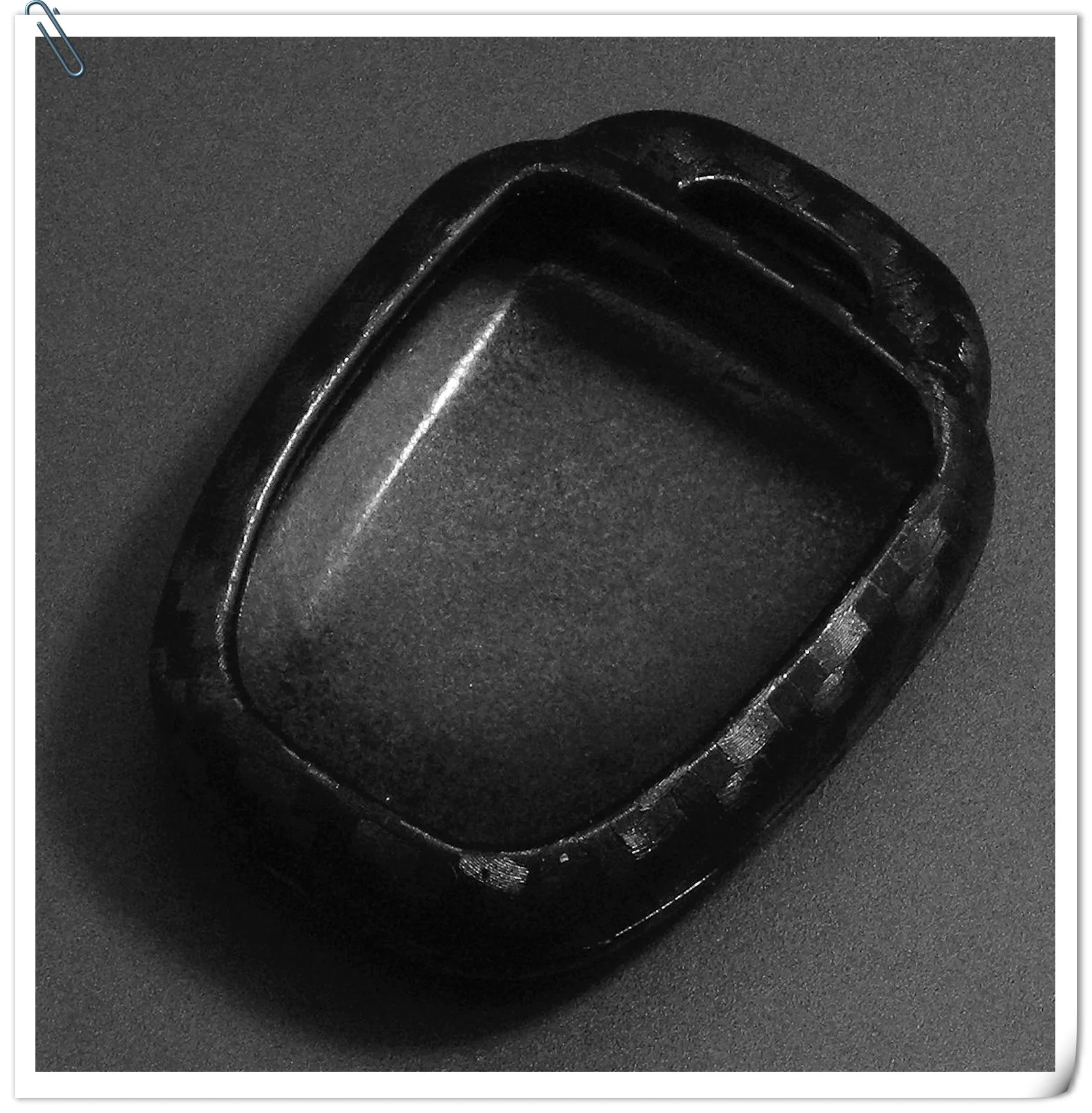 Keyforkess Cover Fob in Silicone al carbonio per Toyota Yaris Camry Corolla Echo Rav4 Prado Highlander Reiz 4 pulsanti custodia a distanza per auto -