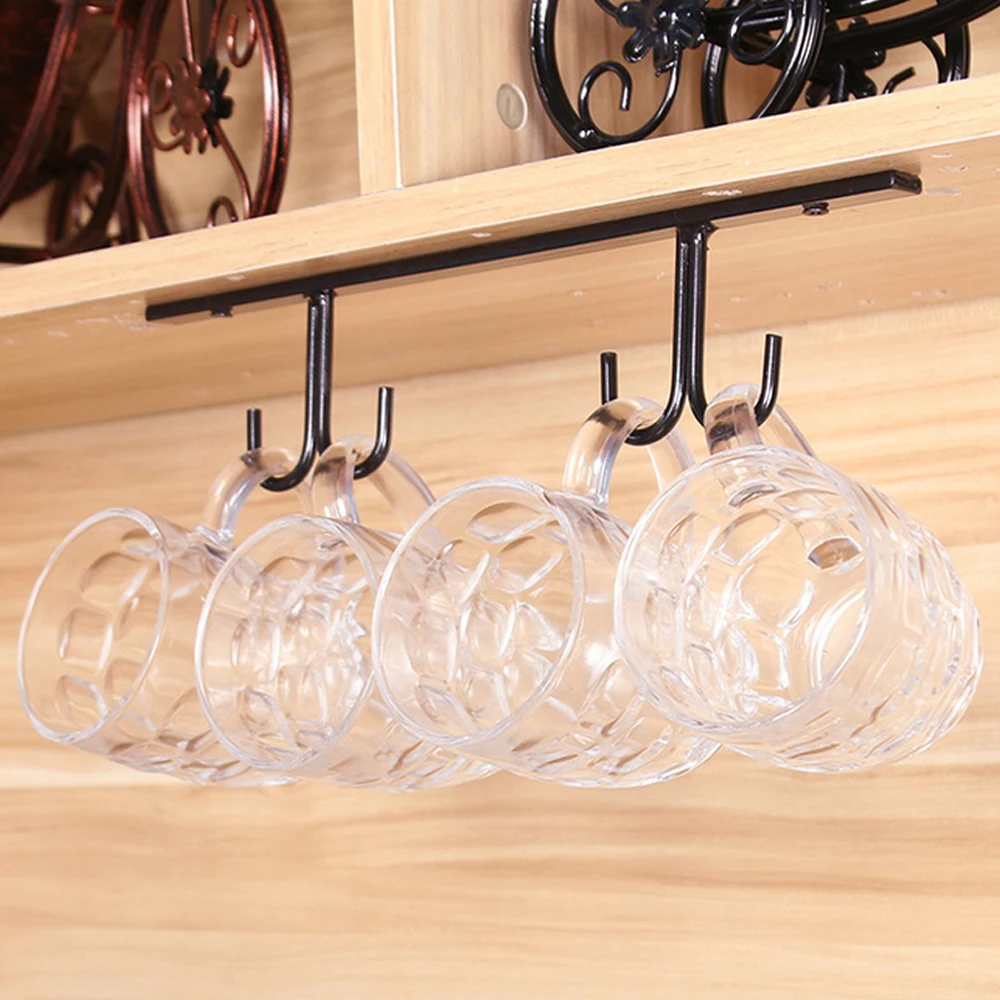 Mug Rack Hanging Wine Upside Down Coffee Cup Rack Wine