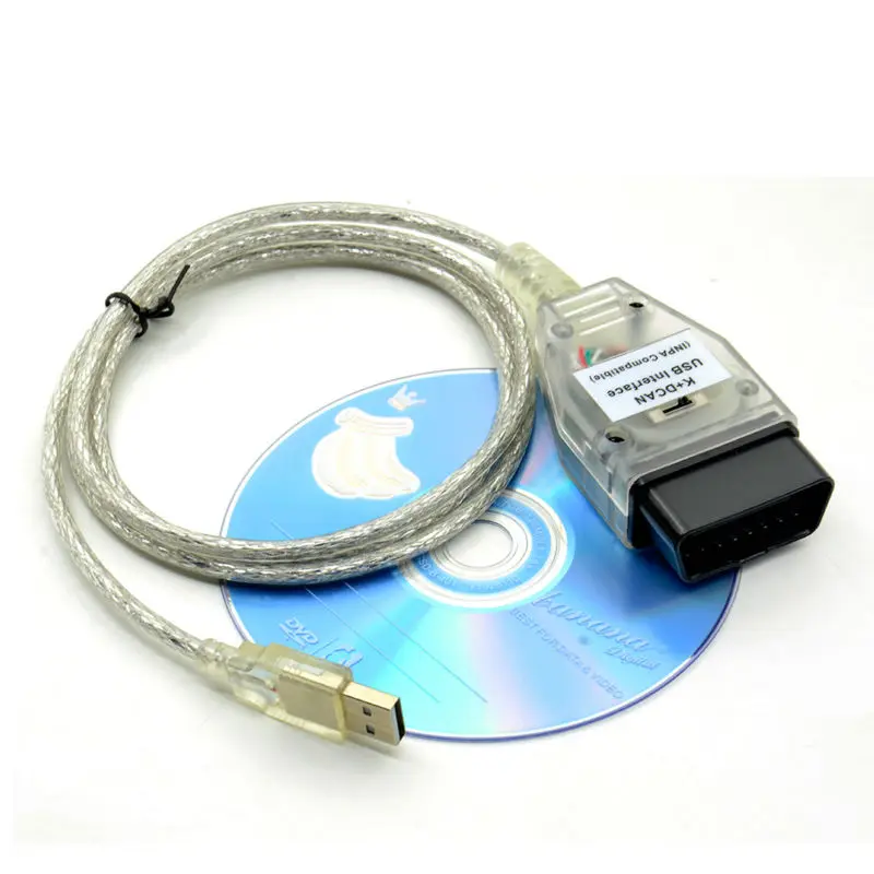 Автомобильный Кабель для BMW INPA K + CAN с чипом FT232RL переключателем DCAN USB кабель