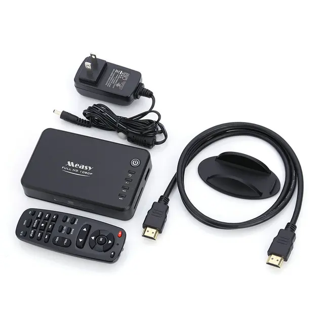 For Measy A1HD Multimedia Portable 3D HDD Player Full HD 1080P Player MKV H.264 HDMI USB HOST SD with Remote Control New Brand