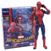 SHFiguarts Spider Man Homecoming The Spiderman PVC Action Figure Collectible Model Toy 14cm