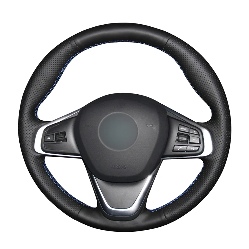 Аксессуары ручной работы из искусственной кожи PU черного цвета для BMW 220i 218i 225xe|Чехлы на руль| |