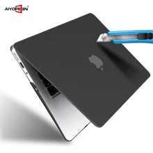 Для MacBook Air 13 Чехол 11 pro retina 12 15 touch bar чехол жесткий матовый чехол матовый полупрозрачный чехол