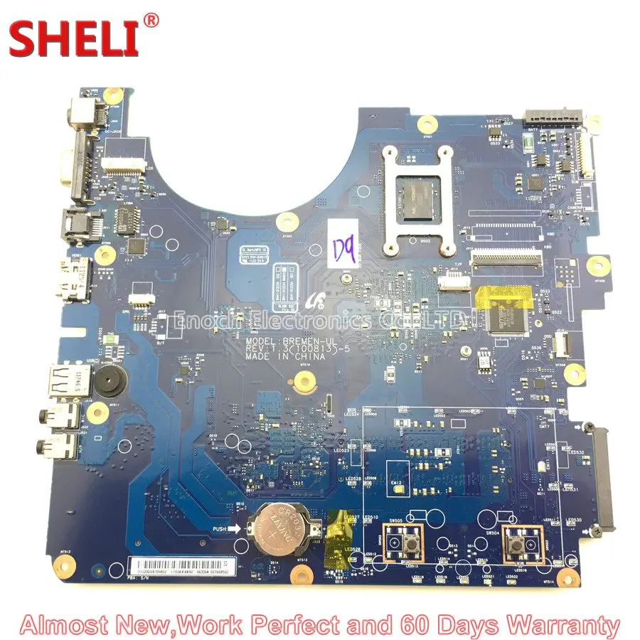 BA92-06336A BA92-06336B Laptop Motherboard For Samsung R530 NP-R530 BREMEN-UL BA41-01224A 2