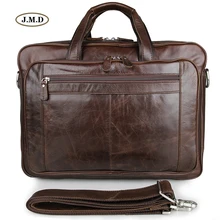 J.M.D Hot Selling Genuine Leather Brown Handbag Male Fashion Briefcase Laptop Bag Business Travel Bag Messenger Bag 7320C J.M.D Hot Selling Genuine Leather Brown Handbag Male Fashion Briefcase Laptop Bag Business Travel Bag Messenger Bag 7320C