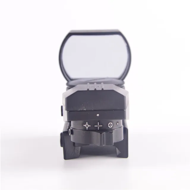 Mira de rifle de engranaje táctico con alcance 11mm 20mm Rail punto rojo airsoft holográfico Reflex 4 retícula verde vista para Riflescopes - Imagen 4