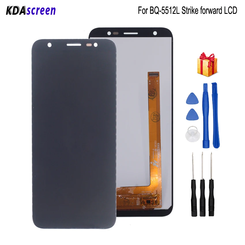 Жк дисплей для BQ 5512L сенсорный экран с дигитайзером запасные части 5512L|Экраны