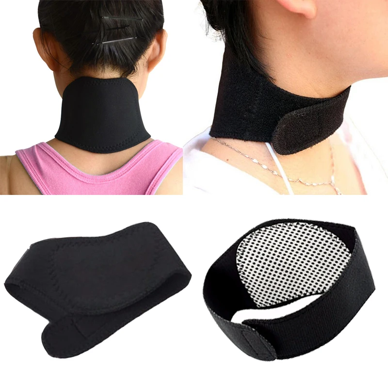 Турмалиновый магнитный массажер для шеи шейный позвоночник защита спонтанная нагревательный пояс массажер для тела Уход за кожей лица