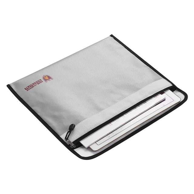 Fireproof Doent Bag Silicone Coated Fire Resistant Money File Fireproof Doent Bag Silicone Coated Fire Resistant Money File Folder Holder Organizer Safe Storage For Office