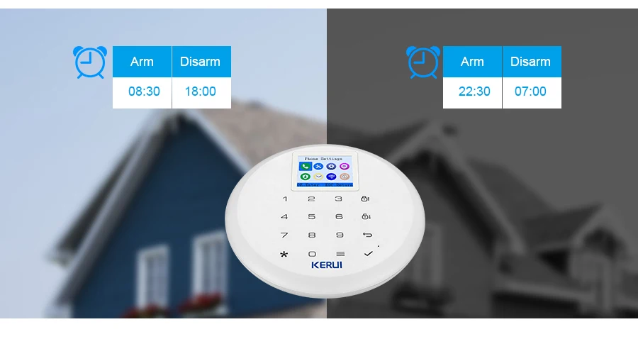 KERUI W17 Беспроводной Wi-Fi GSM охранной сигнализации Системы дома несколько Язык IOS приложение для Android Управление охранной сигнализации Системы