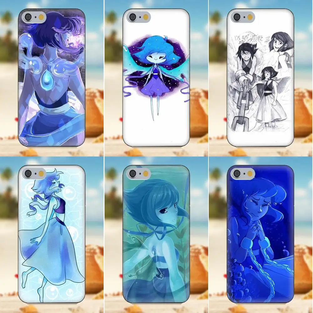 Oedmeb мягкий чехол в клетку Lapis Lazuli Steven Universe для Galaxy A3 A5 A7 J1 J3 J5 J7 2016 2017 S5 S6 S7 S8 S9 edge Plus |