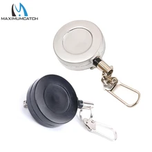 Maximumcatch 2 шт. рыболовный Zinger Ретрактор выдвижная катушка держатель значка стальной шнур Recoil пробка экстрактор каяк инструмент Holde