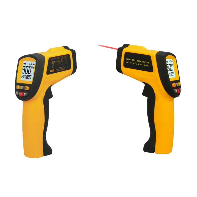 

Free Shipping Non Contact Digital Infrared Thermometer -50 to 900 Degree Temperature Monitor Gun IR Thermometer GM900