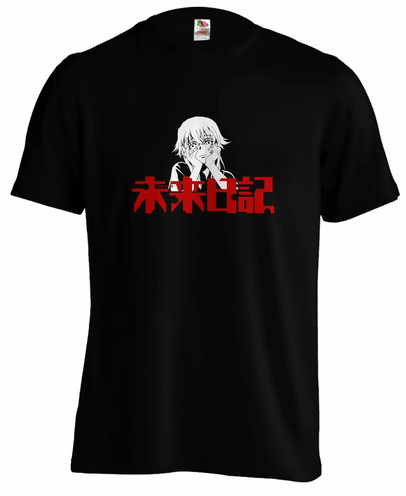 Mirai Nakki Yandere Meme логотип Аниме Манга Футболка Yuno|Футболки| |