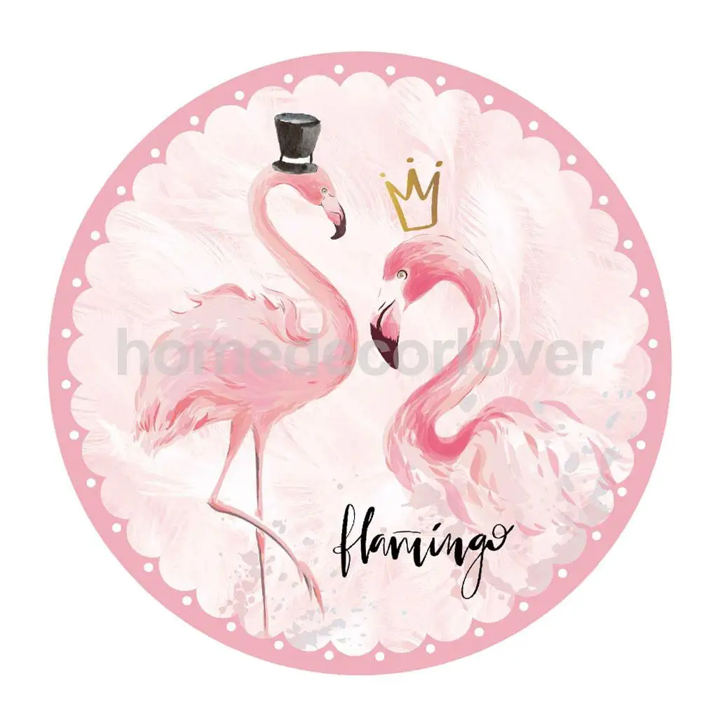60cm Round 3D Desktop Table Top Countertop Furniture Protection Film Table Sticker PVC Film Decal Murals Cover Film	