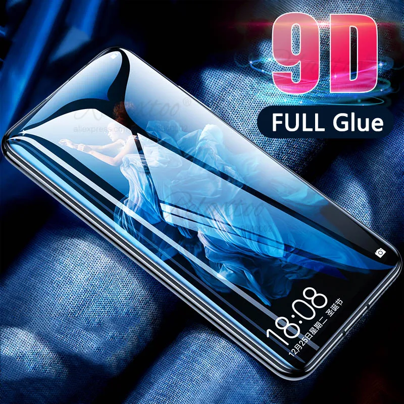 Изогнутое закаленное стекло 9D для Honor 20 Защита экрана huawei hono honor20 Pro защитное