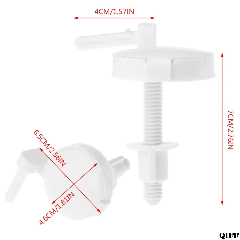 2 шт пластиковые винты для сиденья унитаза Крепления подходят для сидений унитаза петли ремонтные инструменты Mar28