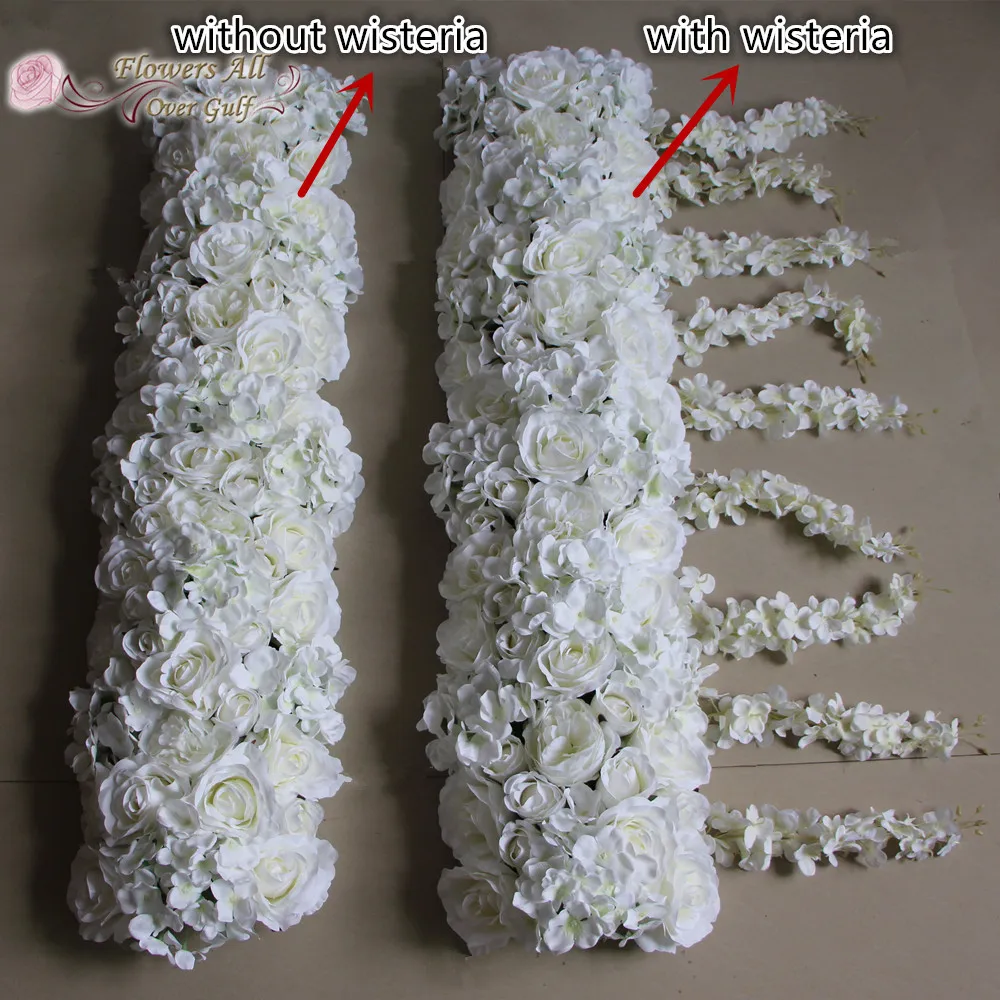 

flowers all over gulf wedding road lead silk Simulationrose chrysanthemum for arch square pavilion corners decorative