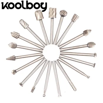 

Koolboy 20Pcs/Set 3mm Twist Drill Bit Milling Rotary File Cutter Metal Tools Accessories For Woodworking Carved Knife D25