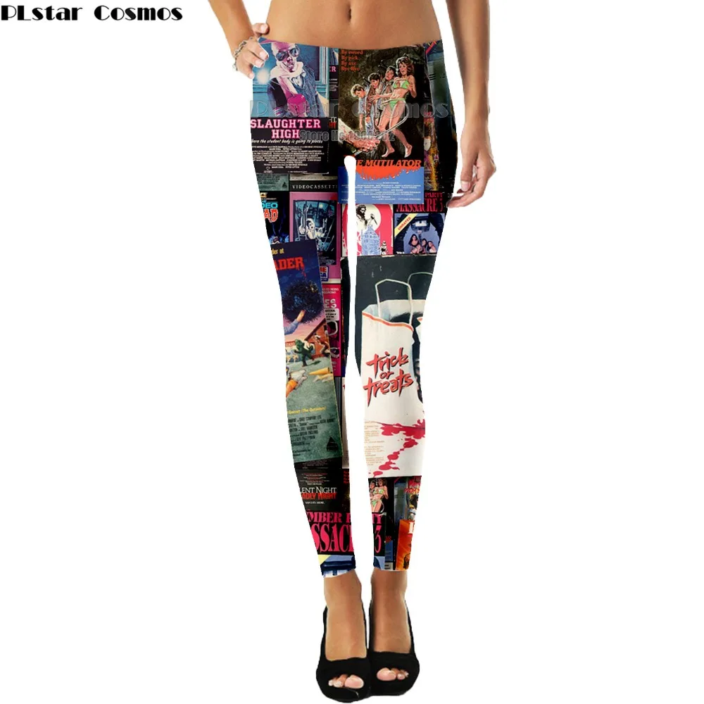 PLstar Cosmos Newspaper magazine cover Movie Harajuku style Leggings Popular Brand 3D Full Print Women New Style drop shipping PLstar Cosmos Newspaper magazine cover Movie Harajuku style Leggings Popular Brand 3D Full Print Women New Style drop shipping