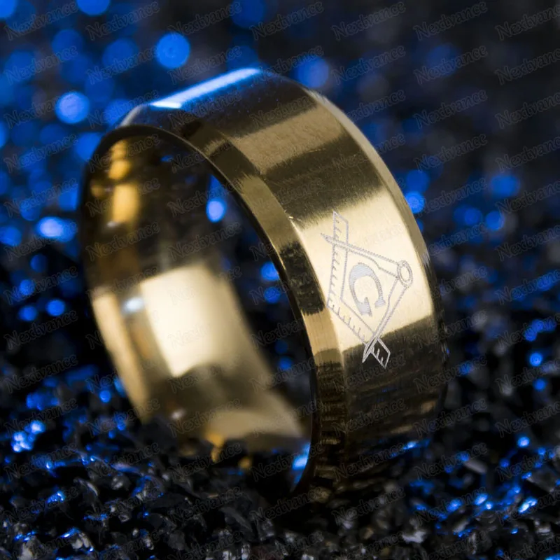 Nextvance Masonic Freemason символ G кольца темплар Freemasonry обручальное кольцо для мужчин подарок Байкер ювелирные изделия Размер 7-13