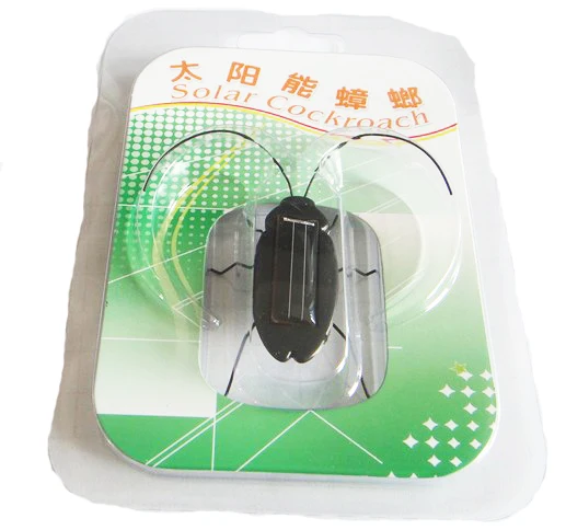 6 Legs Insect Bug Kids Gift Teaching Fun Gadget Solar Power Energy Cockroach 