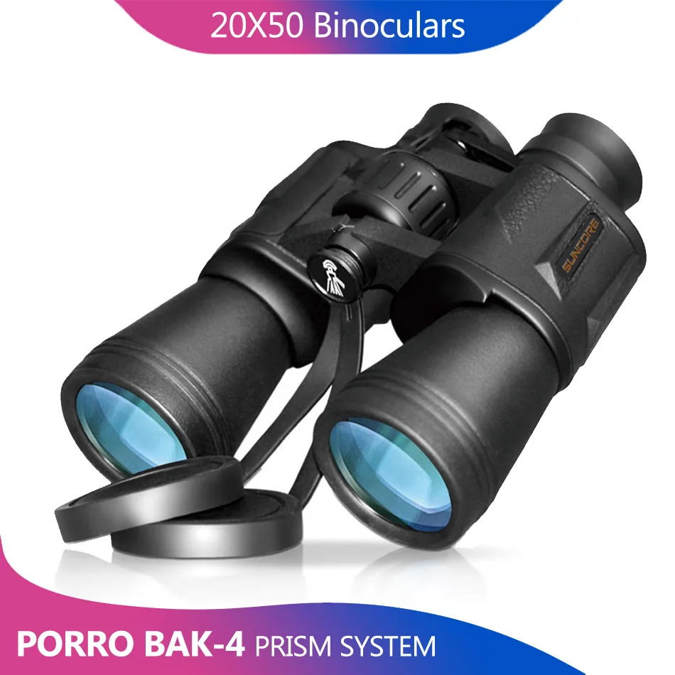 

20X50 Binoculars Telescope BAK4 Binoculo Telescopio Binocular Zoom Professional Prismatico Lornetka Teleskop Jumelles Tools