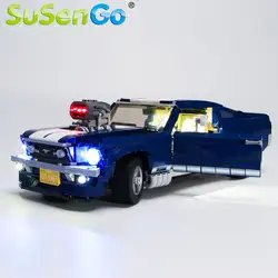 SuSenGo светодиодный световой набор для Creator 10265 Ford Mustang строительные блоки комплект освещения совместим с 21047 (модель в комплект не входит)