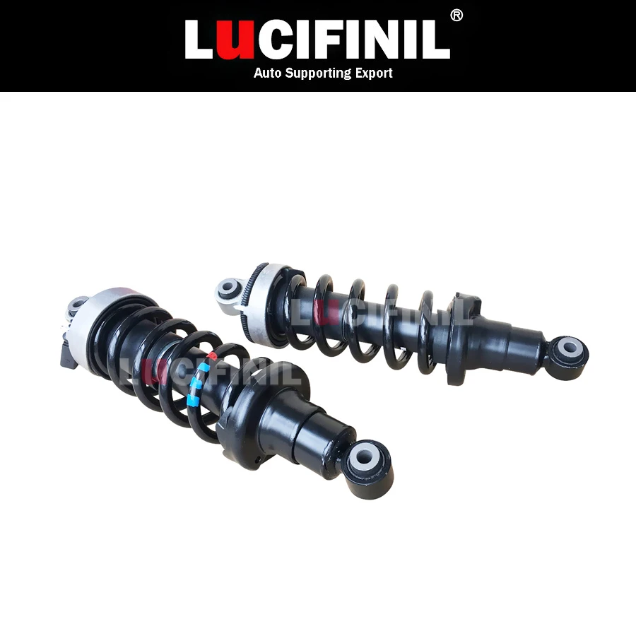 

LuCIFINIL New 2pcs Suspension Spring Rear Shock Absorber Strut Assembly Fit Audi R8 V8 V10 420512019AK, 420512020AK