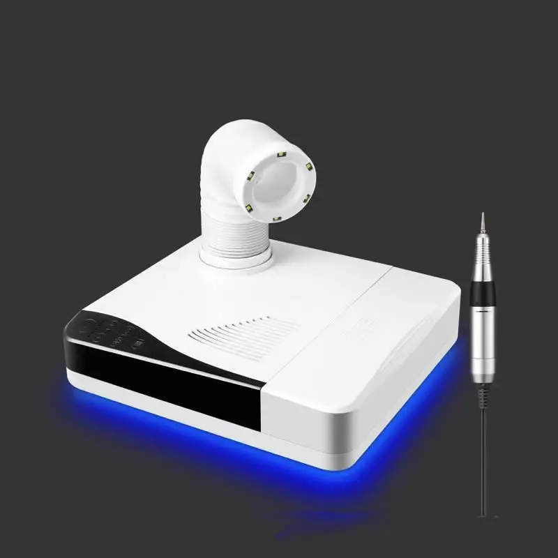 Salão de Beleza Coletor de Poeira do Unha Broca do Prego Claro com 6 Led com 35000rpm Oakmoss Especialista Bancada w Pces Lâmpadas 2in1 60