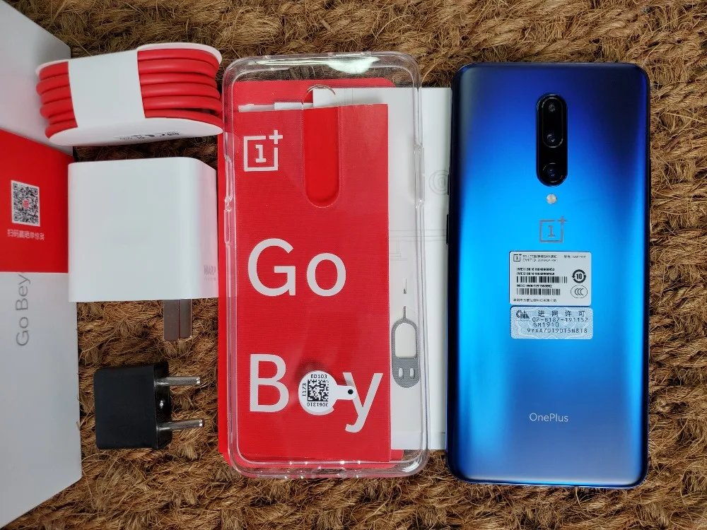 Мобильный телефон с глобальной ПЗУ Oneplus 7 Pro, 6 ГБ ОЗУ, 128 Гб ПЗУ, Восьмиядерный процессор Snapdragon 855, 6,67 дюймов, AMOLED, камера 48 МП, 4000 мАч