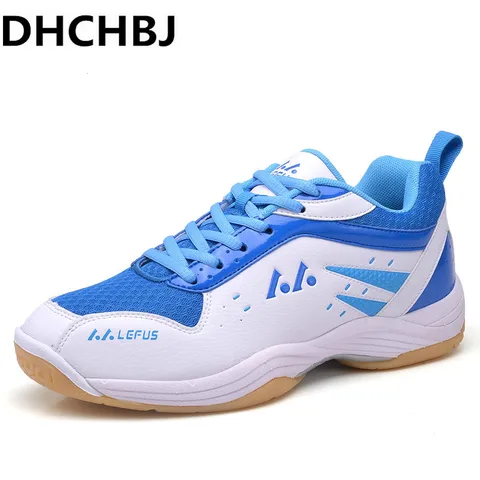Sapatas do Esporte dos Homens de Tênis Badminton dos Homens à Prova de Choque Mulheres Athletic Shoes Tamanho Grande Homens Badminton Tênis Anti-escorregadio Sneaker