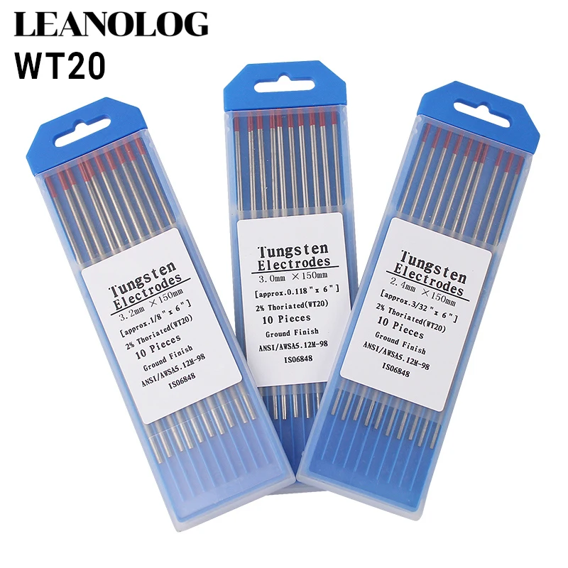 TIG Tungsten Electrode Stick Electrode Welding Electrode Red 1,6x175mm Thorium