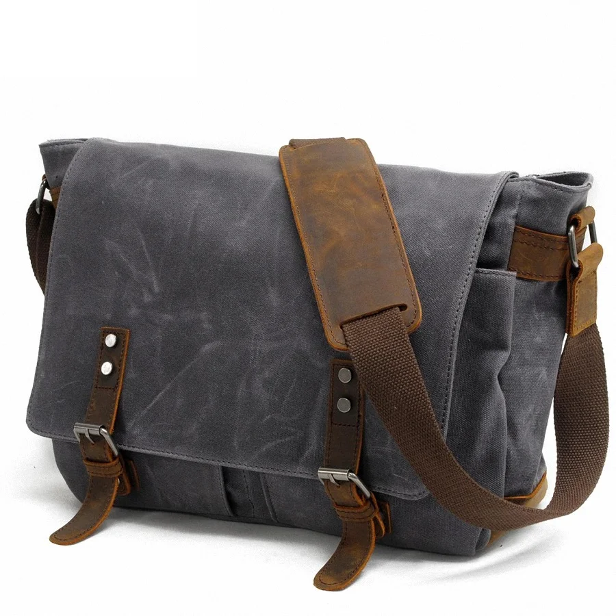 Vintage Handbags Shoulder Briefcase Waterproof Inch 2