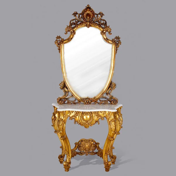 European Style Antique Refined Carving Console Luxury