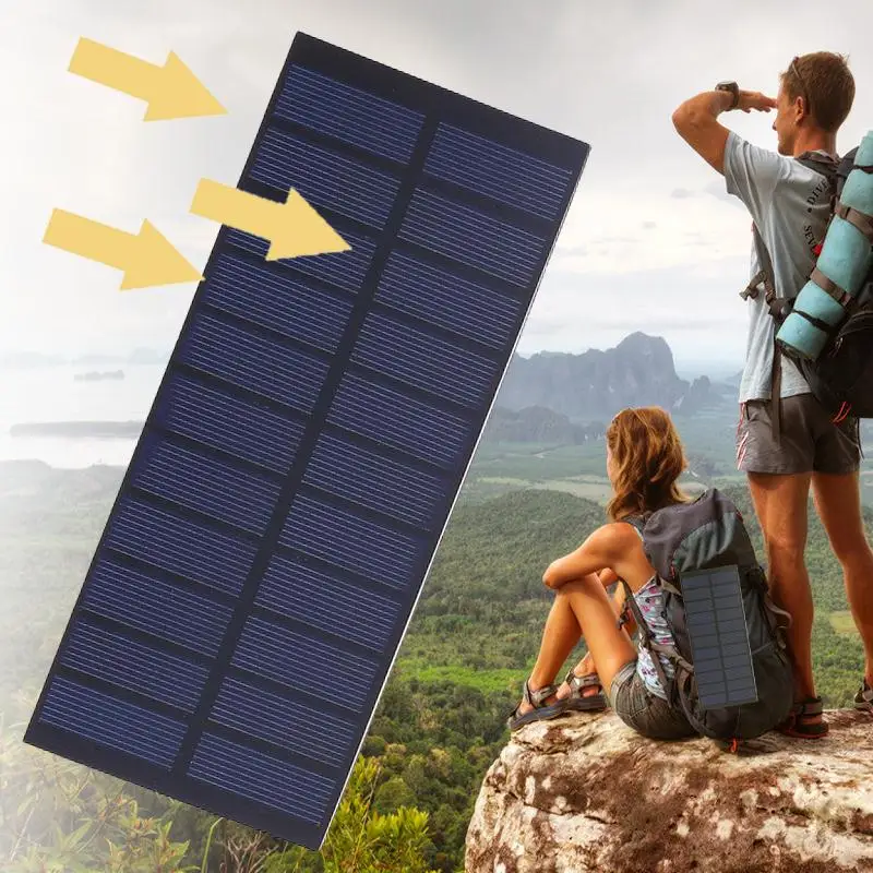 

Cewaal 5V 4W Universal Mini Solar panels System DIY For Battery Cell Phone Chargers Portable Solar Cell Outdoors travel