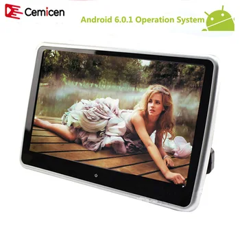 

Cemicen 10.1 inch Android 6.0.1 System with WIFI Touch Screen Car Headrest monitor MP5 Player support USB/SD/Bluetooth/Speaker