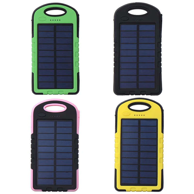 bilder für Neue 8000 mah solarenergienbank handy-ladegerät usb externe batterie für iphone mit led tragbare reise outdoor bankleistung bilder für Neue 8000 mah solarenergienbank handy-ladegerät usb externe batterie für iphone mit led tragbare reise outdoor bankleistung