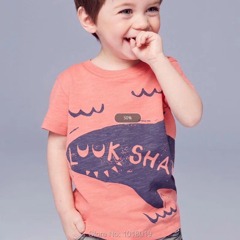

Brand New 2019 Summer Kids t-shirt Baby Boys Clothes Quality 100% Combed Cotton Short Sleeve Children t shirt Bebe Boys Tees Kid
