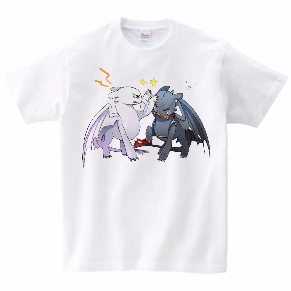 

2019 The Hidden World T-shirt Cute Children Tops How To Train Your Dragon Cartoon Tees TShirt Summer Fantasy Movie Clothes YUDIE