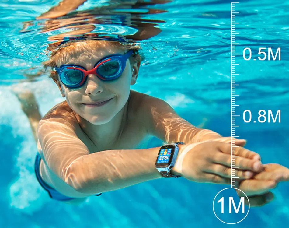 SALFRESA Children Waterproof Smart Watch HD Camera Kids SOS Localization Tracker Electronic Fence Smart Bracelet SIM Card Call-2