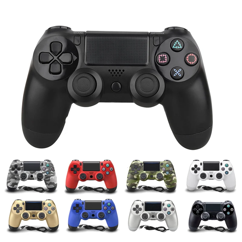 Dual Vibration Wired Gamepad USB Joystick Controller For Sony