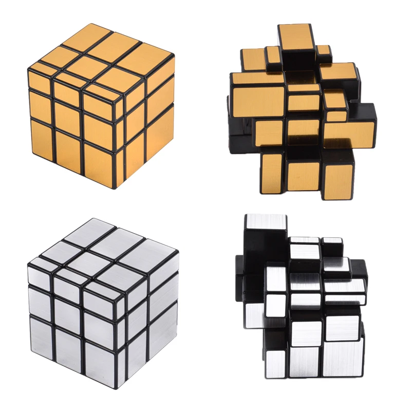 

3X3X3 Wire Drawing Style Magnetic Balls Magic Mirror Cube Magic Challenge Puzzle Adult Antistress Toys Kids Education Toy Gifts