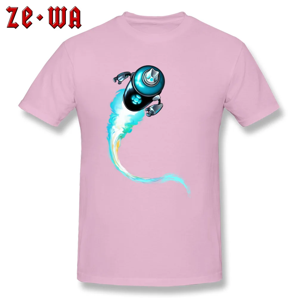  Man T-shirts RoboSpray Printed On Tees 100% Cotton Fabric O-Neck Short Sleeve Hip hop Clothing Shirt Summer/Autumn RoboSpray pink