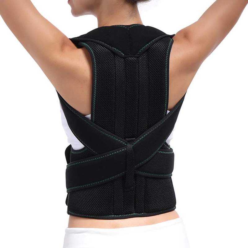 Back Posture Corrector Shoulder Lumbar Brace Spine Support Belt