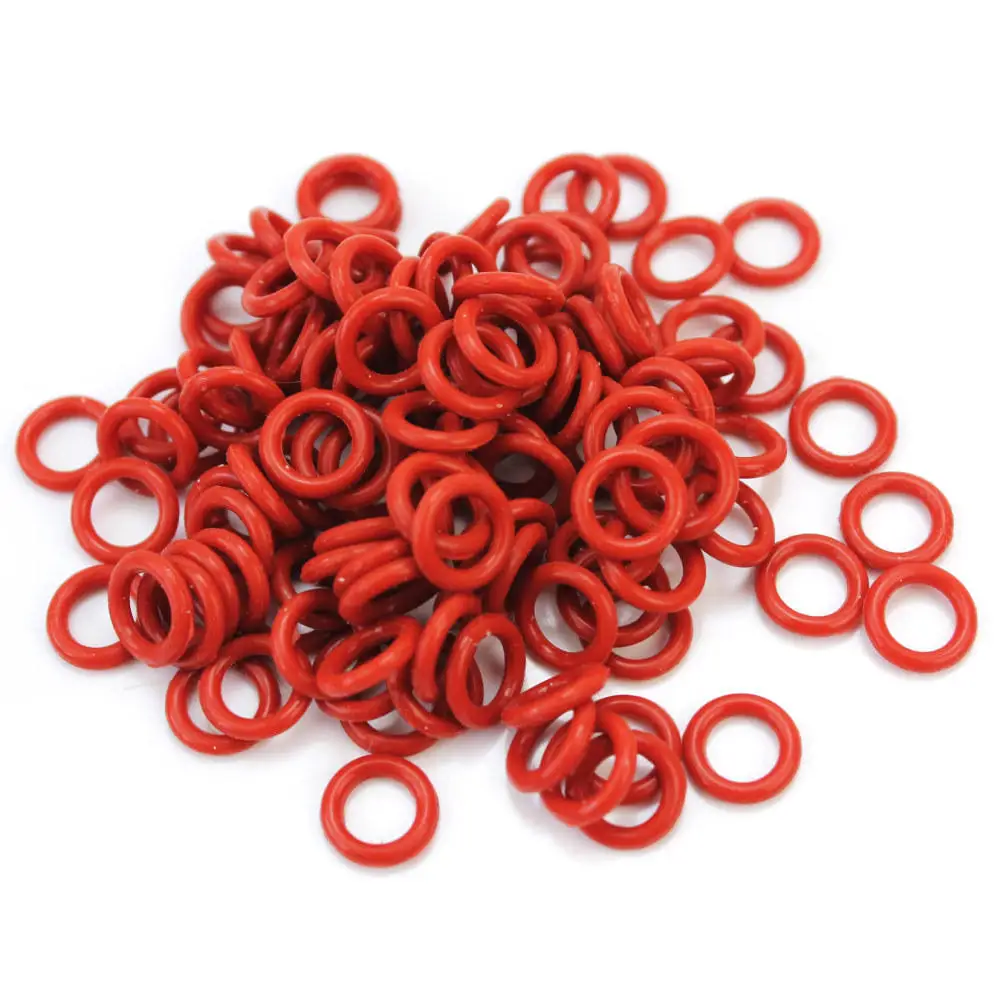 

120Pcs/Set Dark Red Silicone O-Ring Switch Dampeners For Cherry MX keyboard Dampers Part Keycap O Type Replace Part Accessories