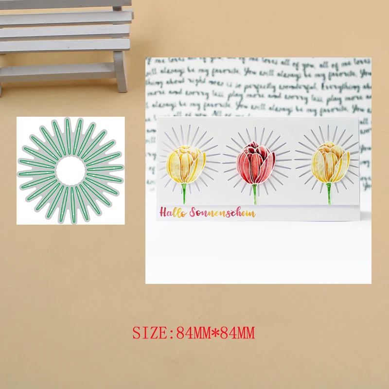 

Petal hollow 2019 NEW Metal Cutting Dies Scrapbooking for Card Making Photo Album DIY Embossing Cuts Lucky Goddess Craft